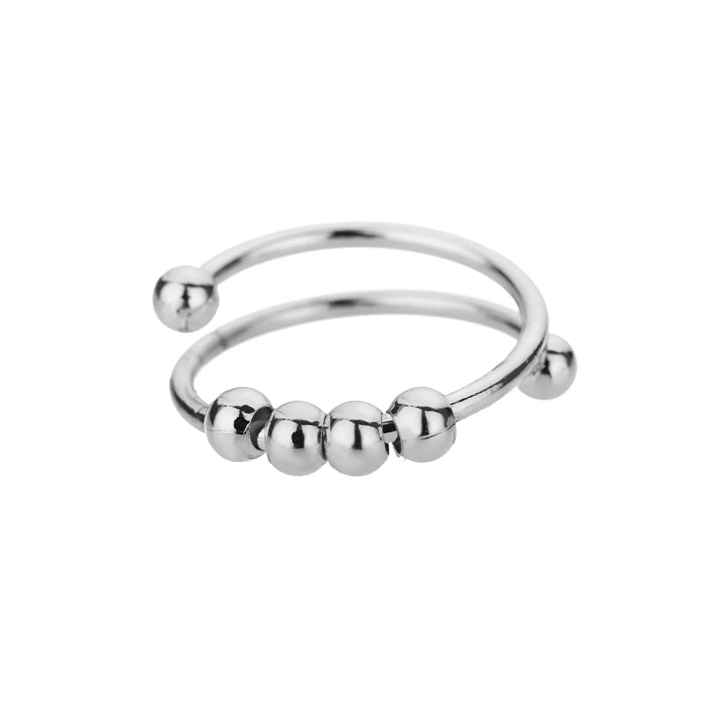 Spinner Bead Anxiety Ring