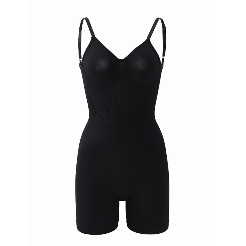 Backless Mid-Thigh Shapewear Bodysuit