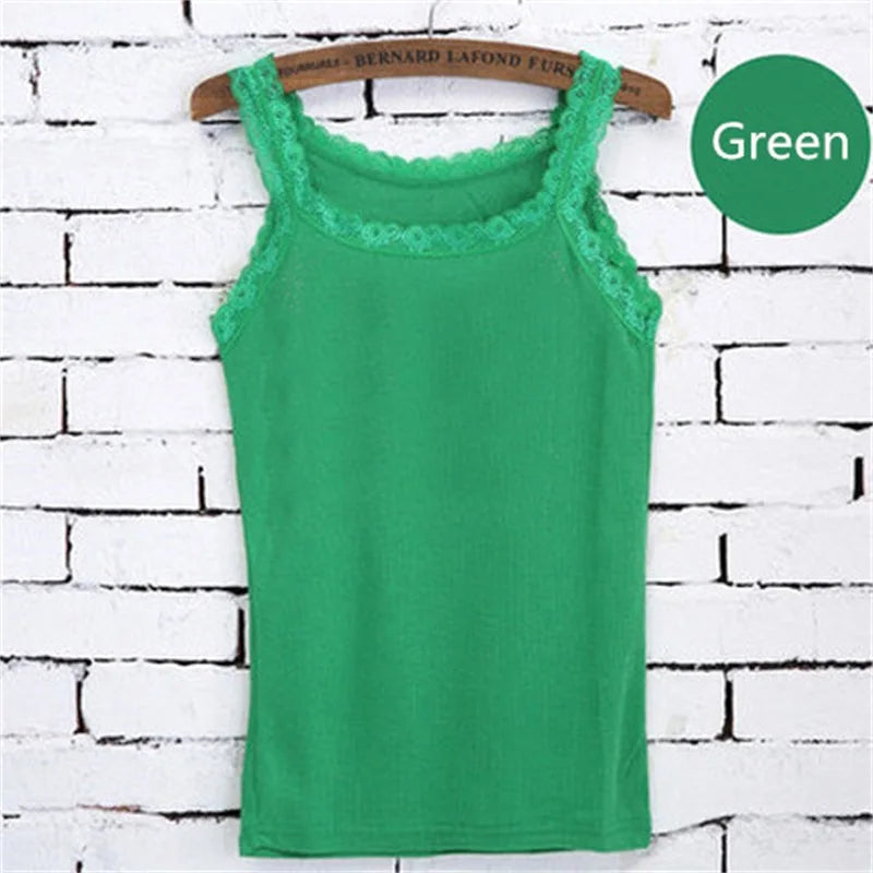 Lace Patchwork Bodycon Tank Top