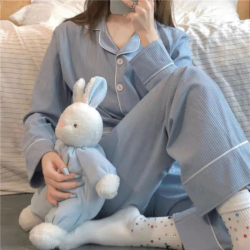 Long Sleeve Homewear Pajama Set