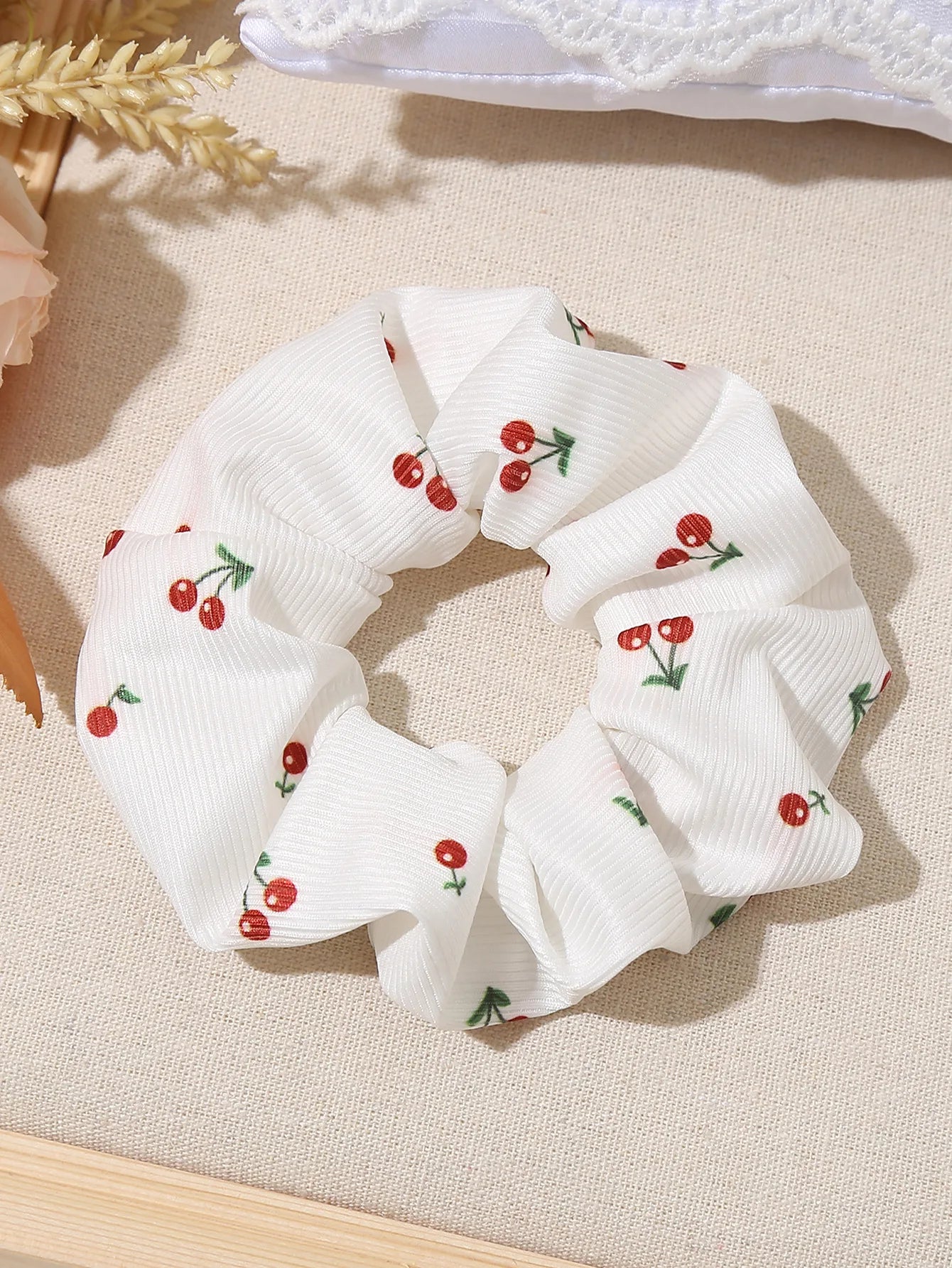 Cute Cherry Hair Scrunchie