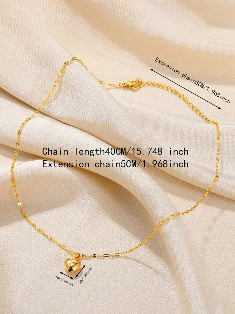 Gold Beloved Charm Necklace