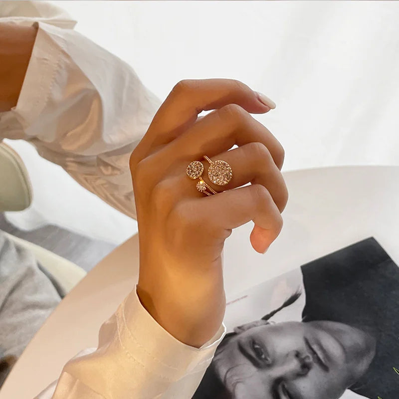 Luxury Leaf Branch Open Ring