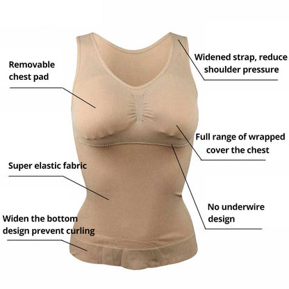 2-in-1 Tummy Control Shapewear Vest