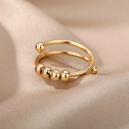 Spinner Bead Anxiety Ring