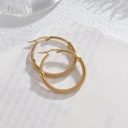 Geometric Gold Stainless Earrings