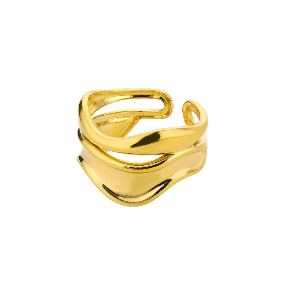 Minimalist Gold Open Ring