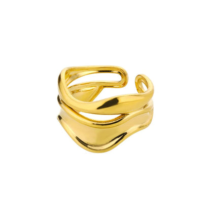 Minimalist Gold Open Ring