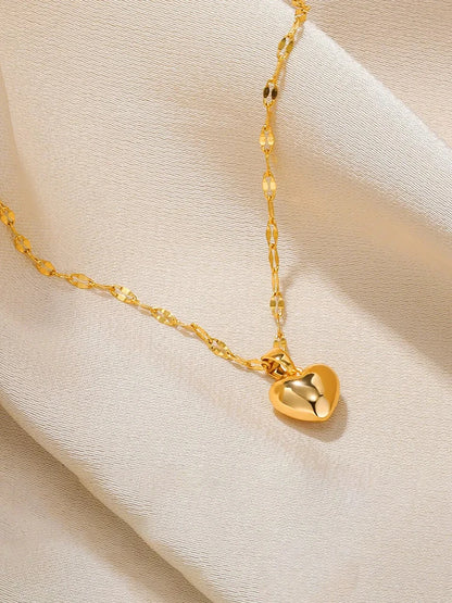 Gold Beloved Charm Necklace