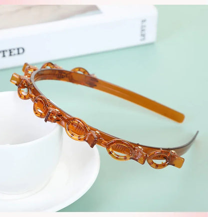 Braided Hollow Bangs Headband