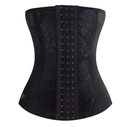Mesh Embroidered Waist Trainer Corset