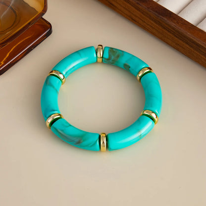 Vintage Leopard Stack Bracelet Set