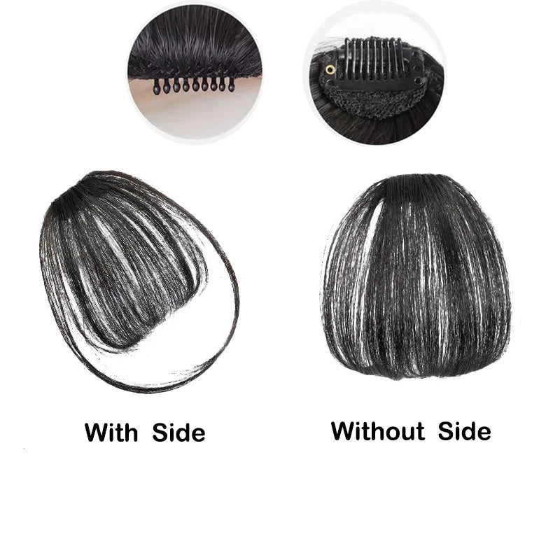 Clip-In Synthetic Air Bangs