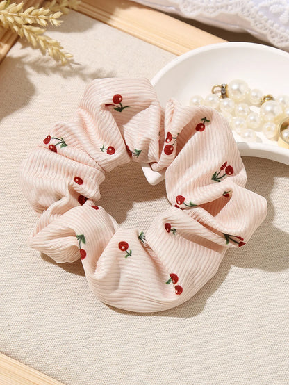 Cute Cherry Hair Scrunchie