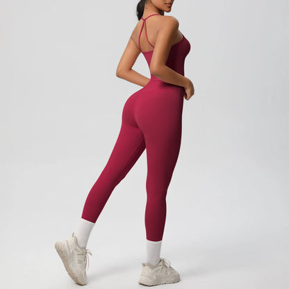 Halter Yoga Top & Shorts Set