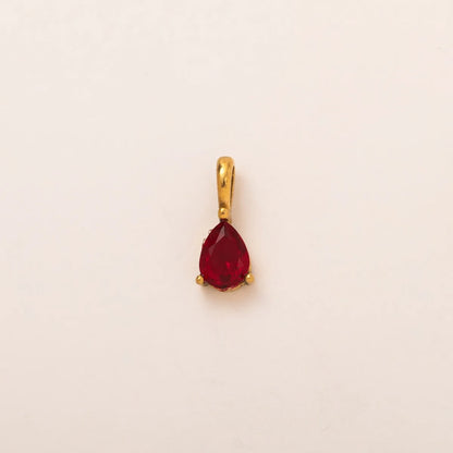 December Birthstone Pendant Necklace
