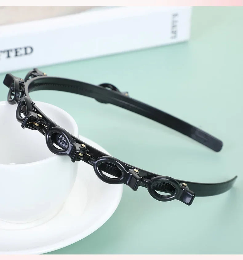 Braided Hollow Bangs Headband