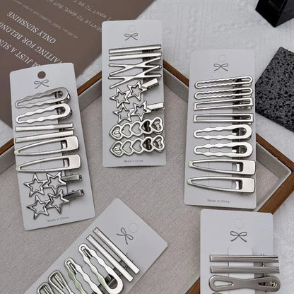 Y2K Silver Duckbill Hair Clip