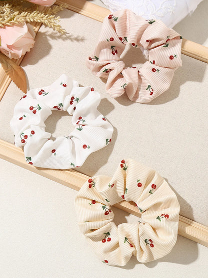 Cute Cherry Hair Scrunchie
