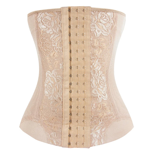 Mesh Embroidered Waist Trainer Corset