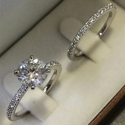Elegant CZ Statement Ring