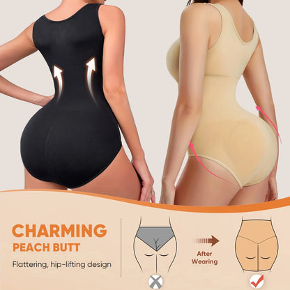 Seamless Full Body Shaper Bodysuit