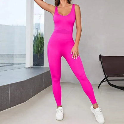 Sleeveless Backless Bodycon Jumpsuit