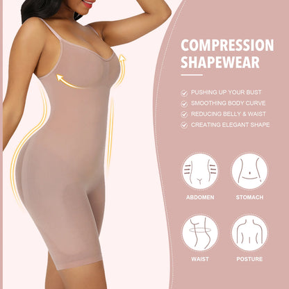 Seamless Push Up Shapewear Bodysuit
