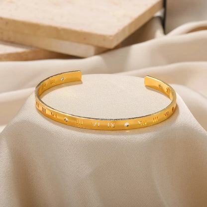 Classic Gold Open Cuff Bangle
