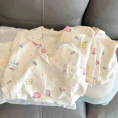 Cherry Print Pajama Set