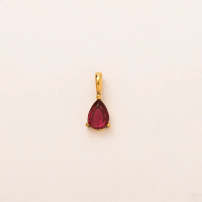 December Birthstone Pendant Necklace