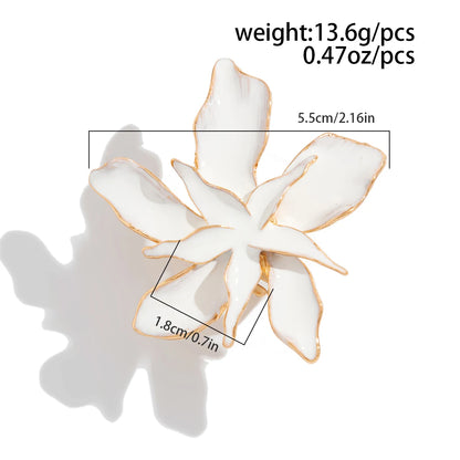 Floral Drip Oil Adjustable Ring
