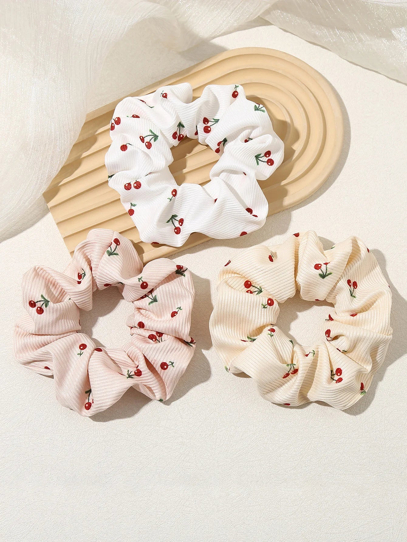 Cute Cherry Hair Scrunchie