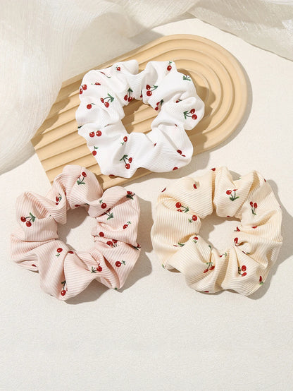 Cute Cherry Hair Scrunchie
