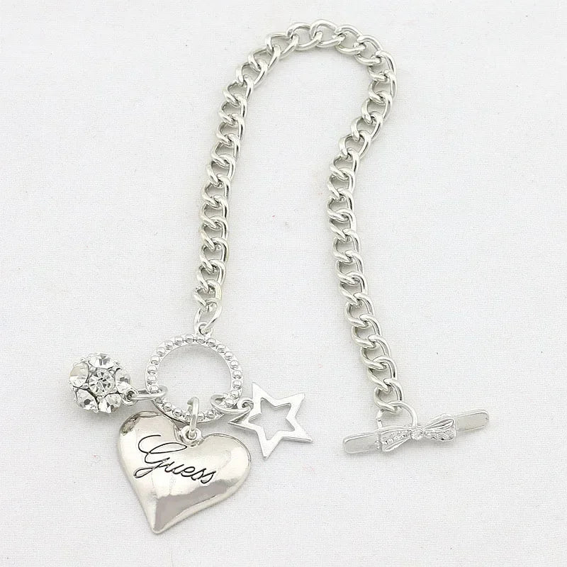 Love Heart Charm Bracelet