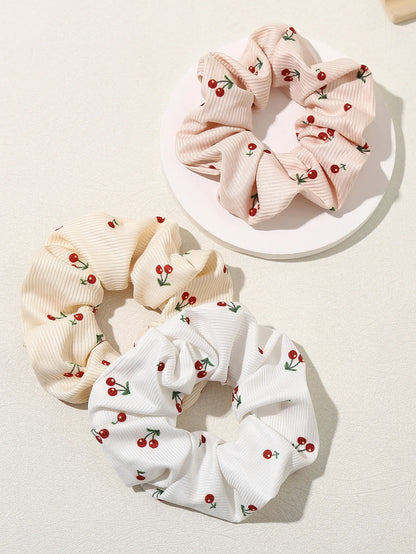 Cute Cherry Hair Scrunchie