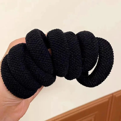 Mixed Color Thick Hair Scrunchies