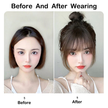 Clip-In Synthetic Air Bangs