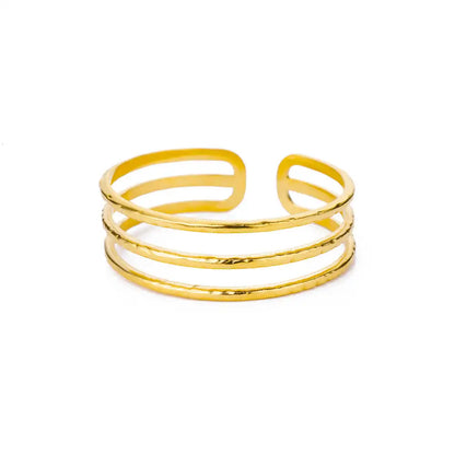 Classic Gold Open Cuff Bangle