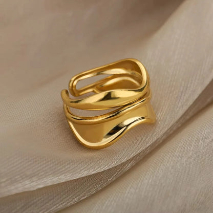Minimalist Gold Open Ring