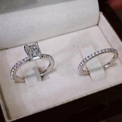 Elegant CZ Statement Ring