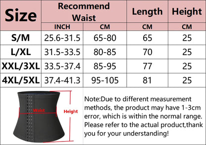 Sauna Waist Trimmer Shapewear Belt
