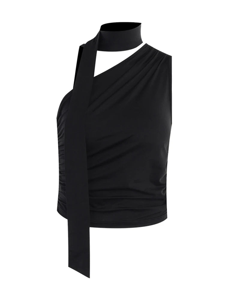 Backless Halter Crop Top