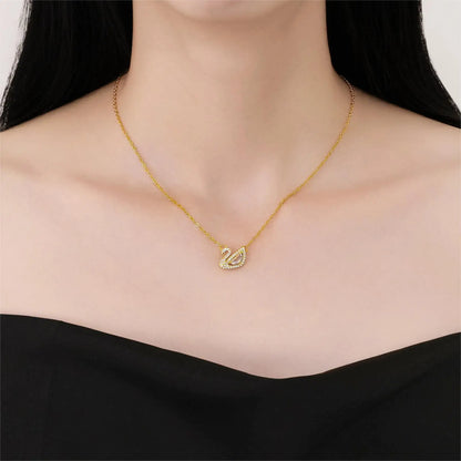 Luxury Swan Pendant Necklace