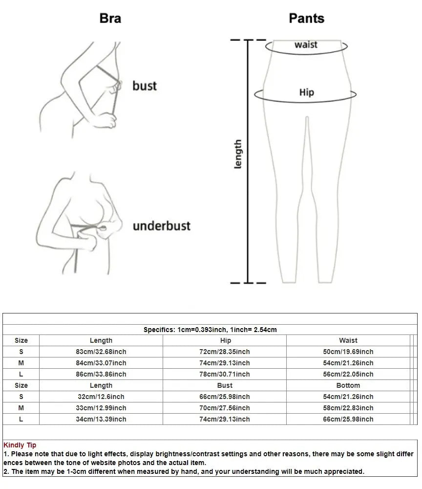 2PCS Yoga Bra & Shorts Set