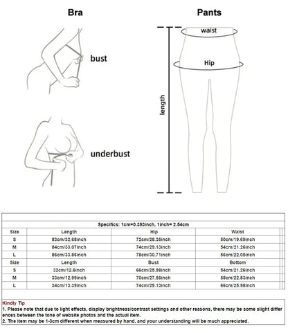 2PCS Yoga Bra & Shorts Set