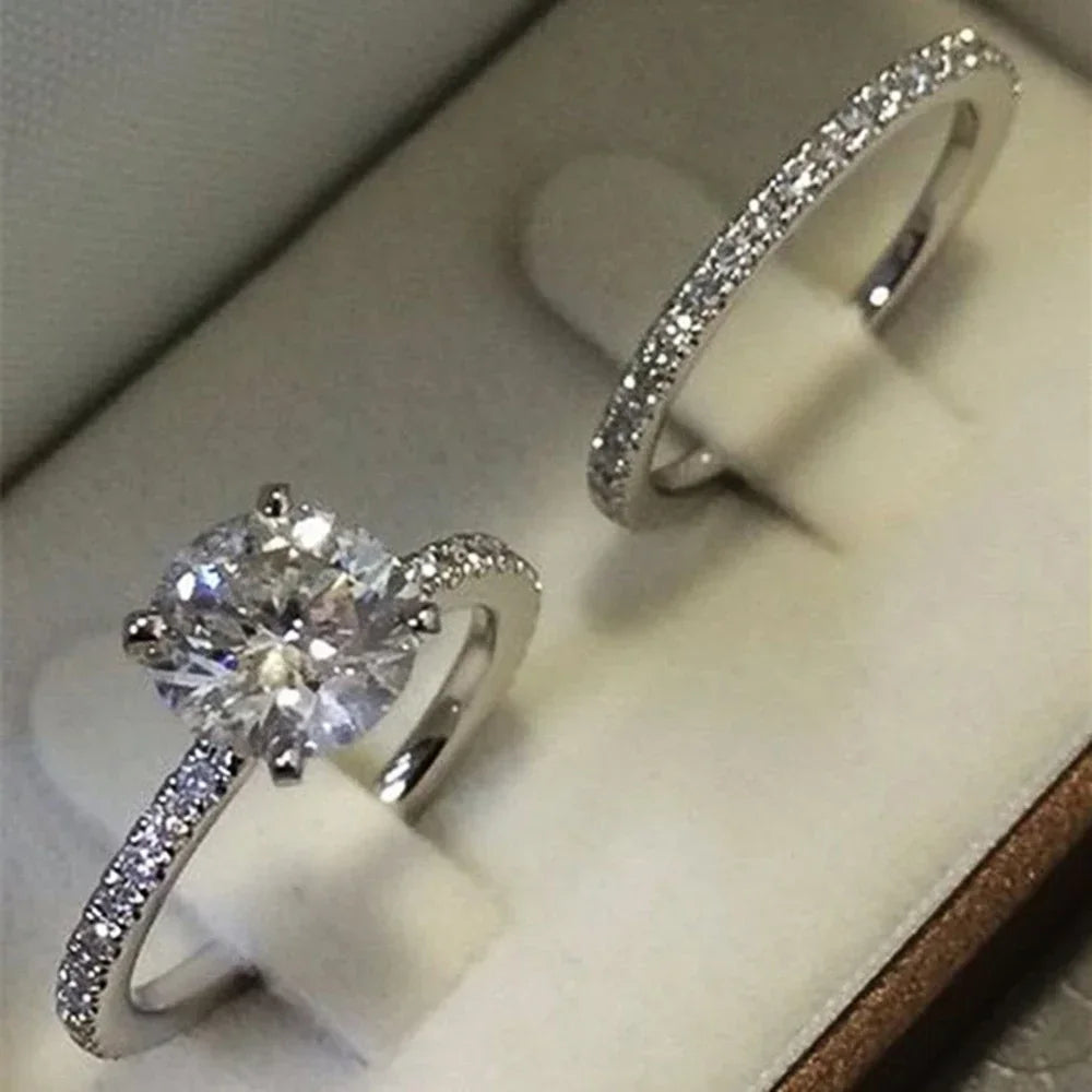 Elegant CZ Statement Ring