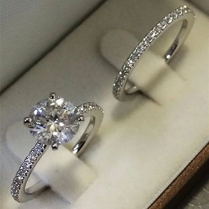 Elegant CZ Statement Ring