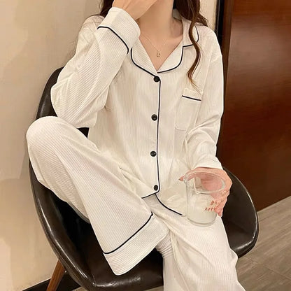 Long Sleeve Homewear Pajama Set