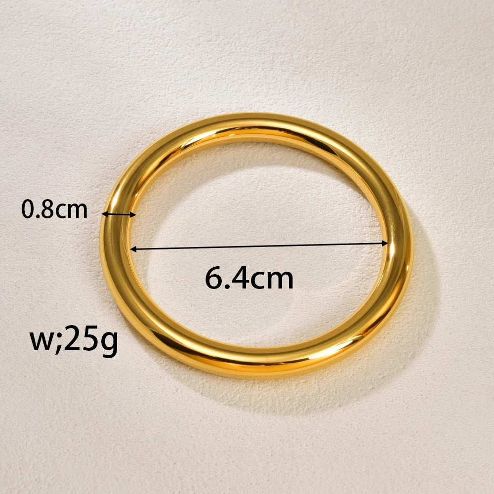 18K Gold Hollow Bracelet